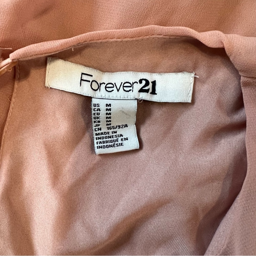 Forever 21 Pink Bishop Sleeve Sundress - Picture 4 of 6